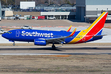 Unknown N460WN operated by Southwest