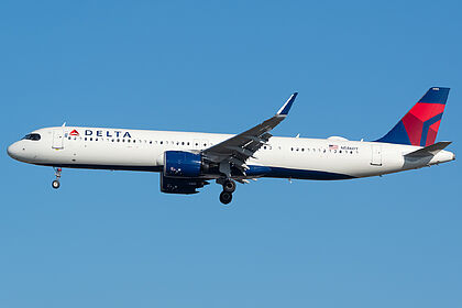 Airbus A321 NEO N586DT operated by Delta Air Lines