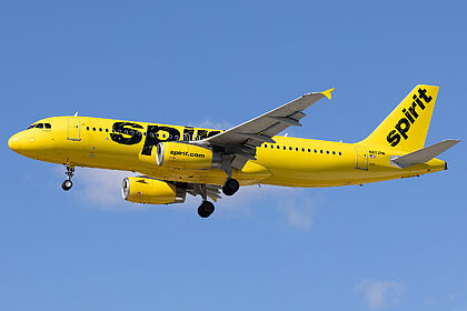 Airbus A320 N602NK operated by Spirit