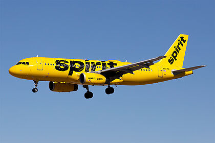 Airbus A320 N607NK operated by Spirit