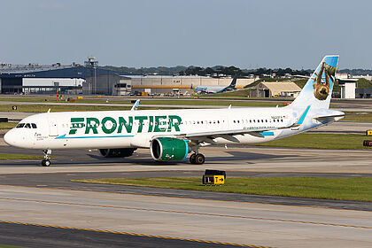Airbus A321 NEO N620FR operated by Frontier