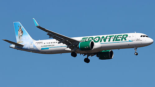 Airbus A321 NEO N655FR operated by Frontier