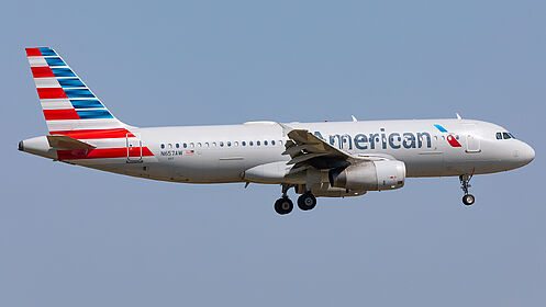 Airbus A320 N657AW operated by American
