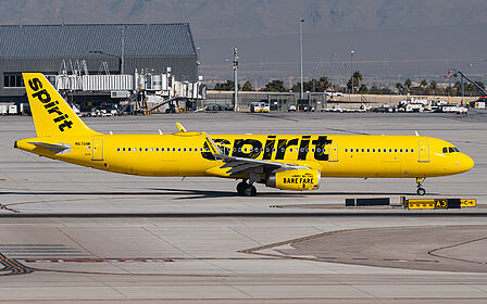 Airbus A321 N676NK operated by Spirit