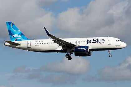 Airbus A320 N709JB operated by JetBlue