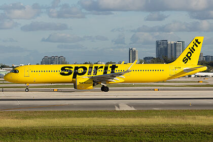 Airbus A321 NEO N717NK operated by Spirit
