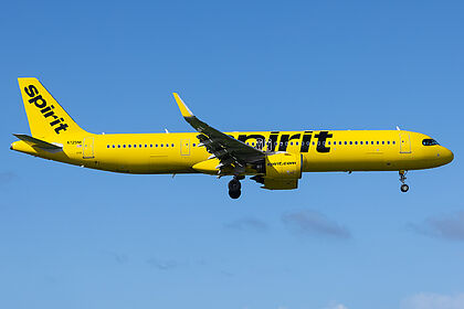 Airbus A321 NEO N725NK operated by Spirit