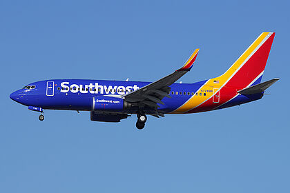 Unknown N7749B operated by Southwest