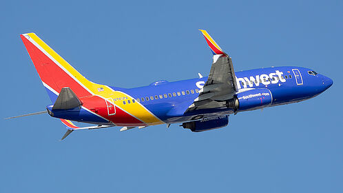Boeing 737 N7858A operated by Southwest