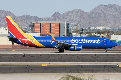 Unknown N8553W operated by Southwest