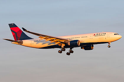 Airbus A330-200 N856NW operated by Delta Air Lines