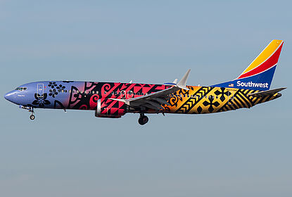 Boeing 737 MAX 8 N8710M operated by Southwest