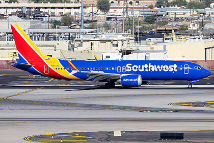 Boeing 737 MAX 8 N8773Q operated by Southwest