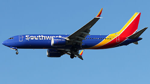 Boeing 737-800 N8870K operated by Southwest