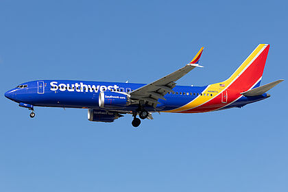 Boeing 737 MAX 8 N8887Q operated by Southwest