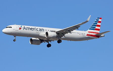 Airbus A321 N954XV operated by American