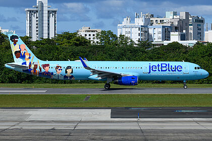 Airbus A321 N970JB operated by JetBlue