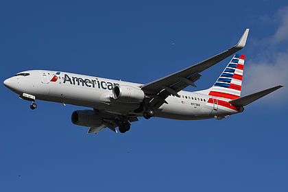 Boeing 737-800 N973NN operated by American