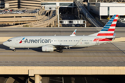 Unknown N980AN operated by American
