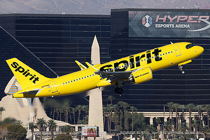 Airbus A320 NEO N990NK operated by Spirit