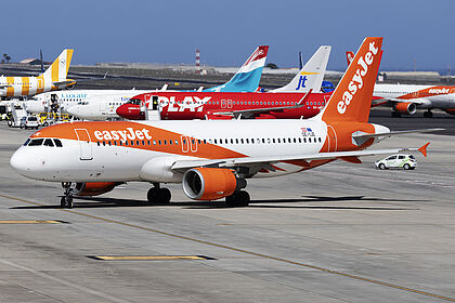 Airbus A320 OE-IJE operated by easyJet
