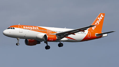 Airbus A320 OE-INM operated by easyJet