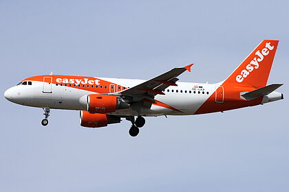 Airbus A319 OE-LKP operated by easyJet