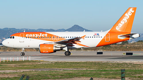 Airbus A319 OE-LQF operated by easyJet