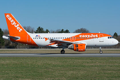 Airbus A319 OE-LQZ operated by easyJet