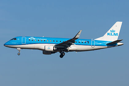 Embraer 175 PH-EXN operated by KLM