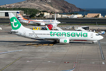 Boeing 737-800 (winglets) PH-HSC operated by Transavia