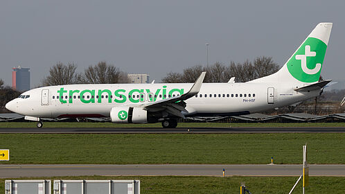 Boeing 737-800 PH-HSF operated by Transavia