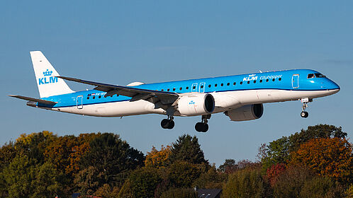 Embraer 190 PH-NXP operated by KLM