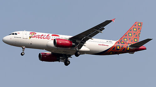 Unknown PK-BKO operated by Batik Air