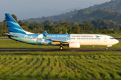 Unknown PK-GNN operated by Garuda Indonesia