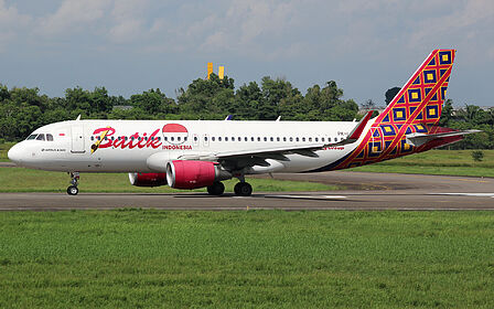 Unknown PK-LUT operated by Batik Air