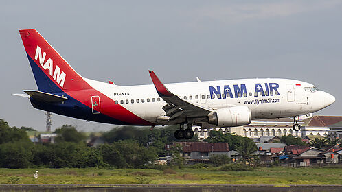 Unknown PK-NAS operated by Nam Air