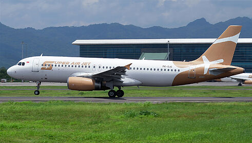 Unknown PK-SJE operated by Super Air Jet