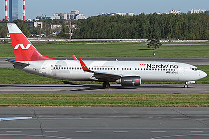 Boeing 737-800 RA-73318 operated by Nordwind