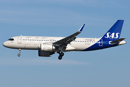 Airbus A320 NEO SE-RUP operated by SAS