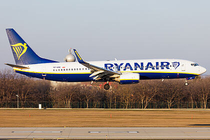 Boeing 737-800 SP-RNC operated by Ryanair