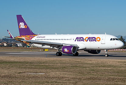 Airbus A320 SU-BWF operated by Air Cairo