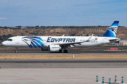 Airbus A321 SU-GFS operated by EgyptAir