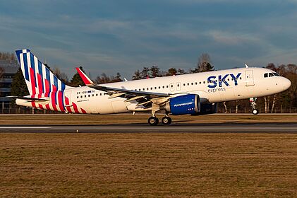 Airbus A320 NEO SX-IOB operated by Sky Express