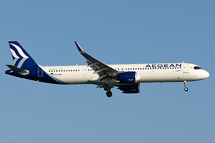 Airbus A320 SX-NAK operated by Aegean