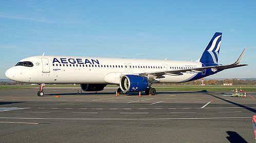 Airbus A320 NEO SX-NAM operated by Aegean