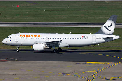 Airbus A320 TC-FBV operated by Freebird
