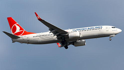 Boeing 737-800 TC-JVK operated by Turkish