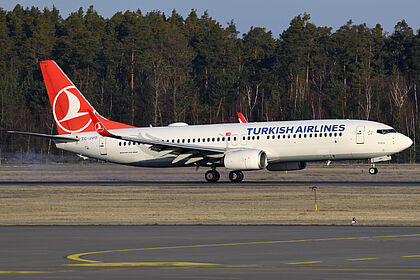 Boeing 737-800 TC-JVO operated by Turkish
