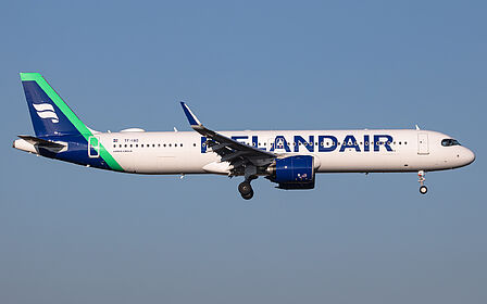 Airbus A321 NEO TF-IAD operated by Icelandair